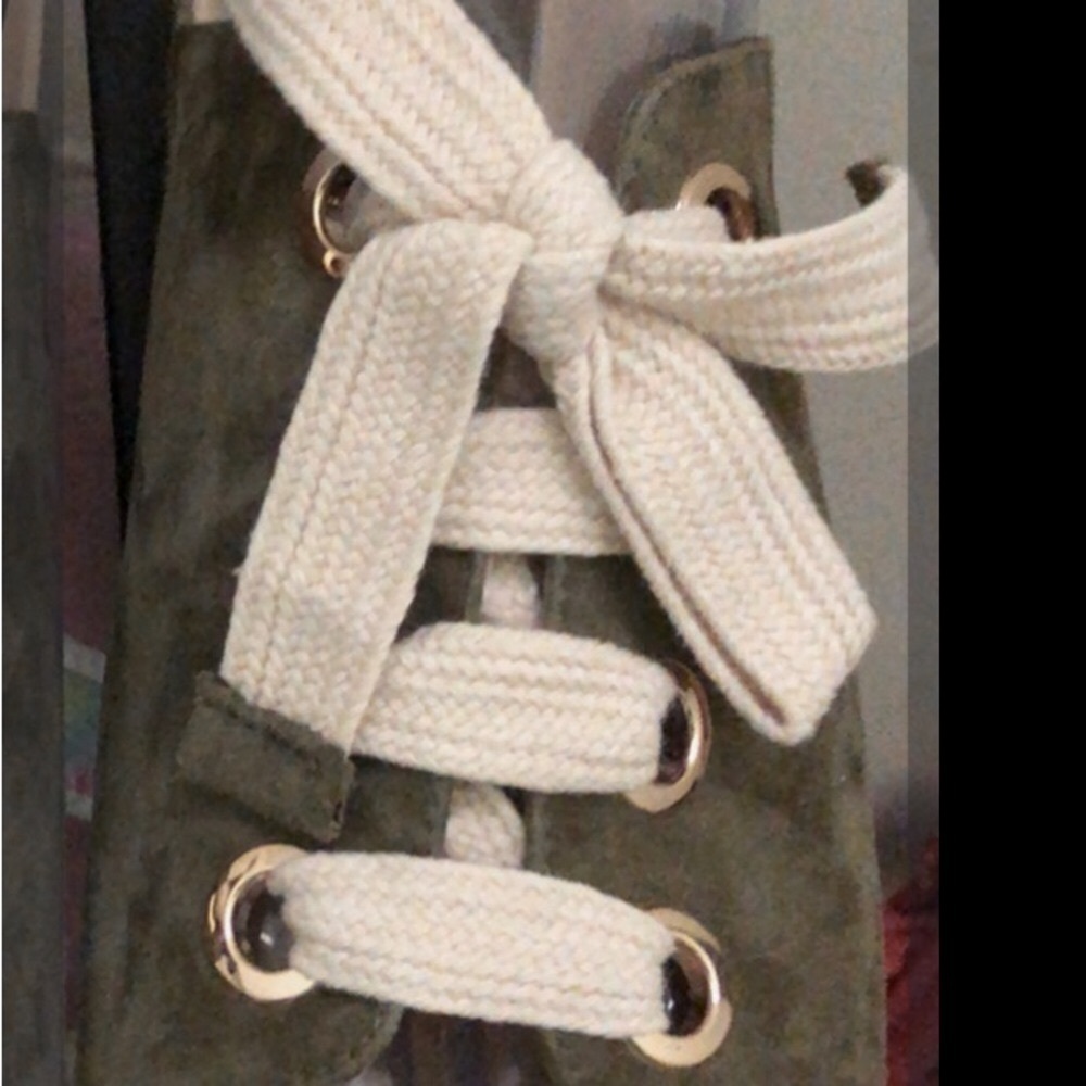 Anthropologie Silent D Fronnie Laced Slip On Sandals Fronnie US 8-8.5 EU 39 - Picture 3 of 9